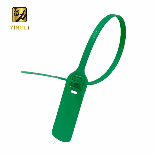 Sigillo in plastica di sicurezza con design di stampa OEM per il trasporto di spedizione